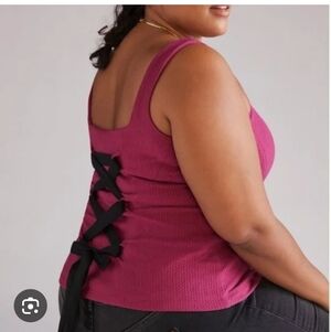 Anthropologie Maeve Tie-Back Sleeveless Tank  2x